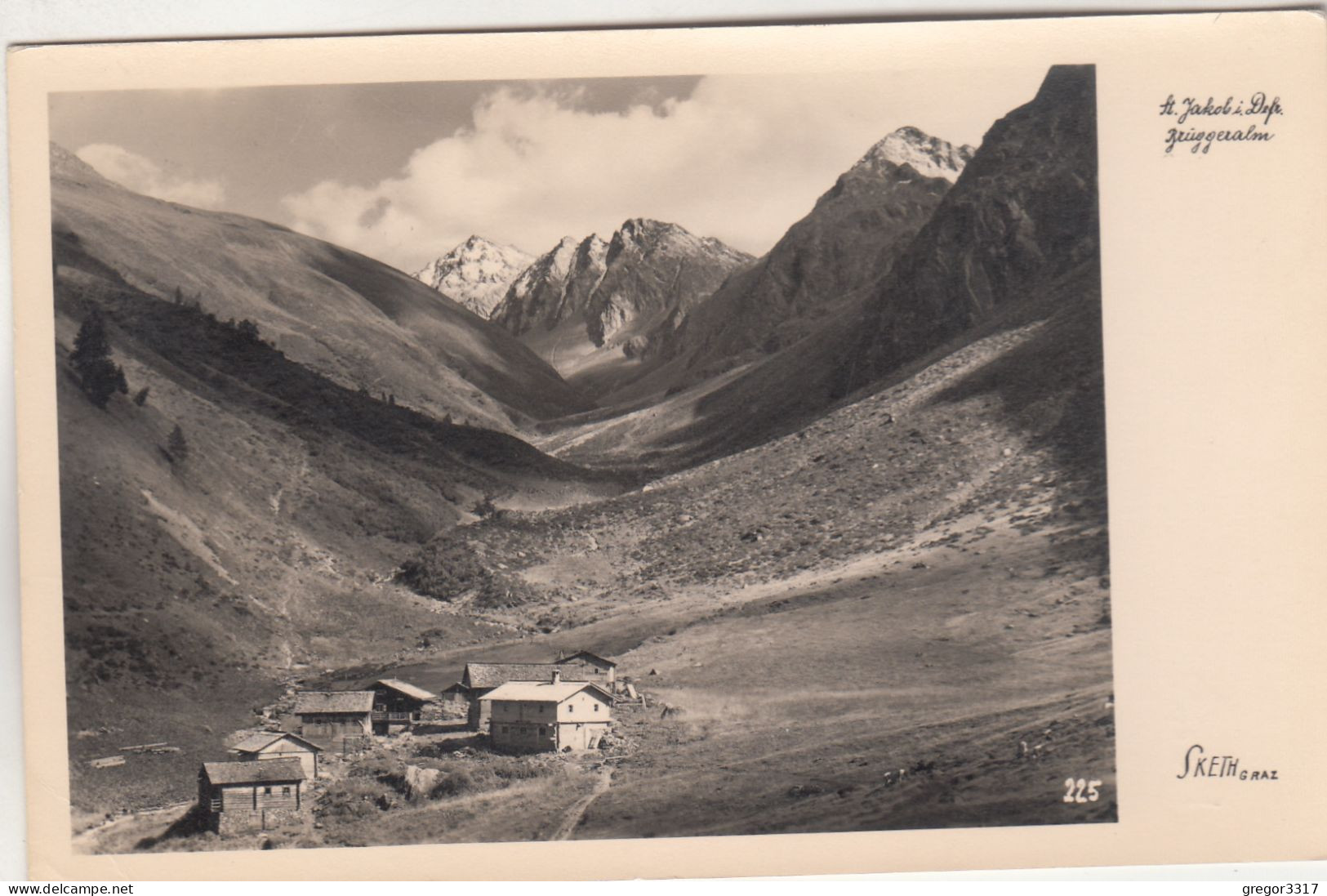 D1598) ST. JAKOB Im DEFR. - BRUGGERALM - Alte FOTO AK Skeith 1962 - Defereggental