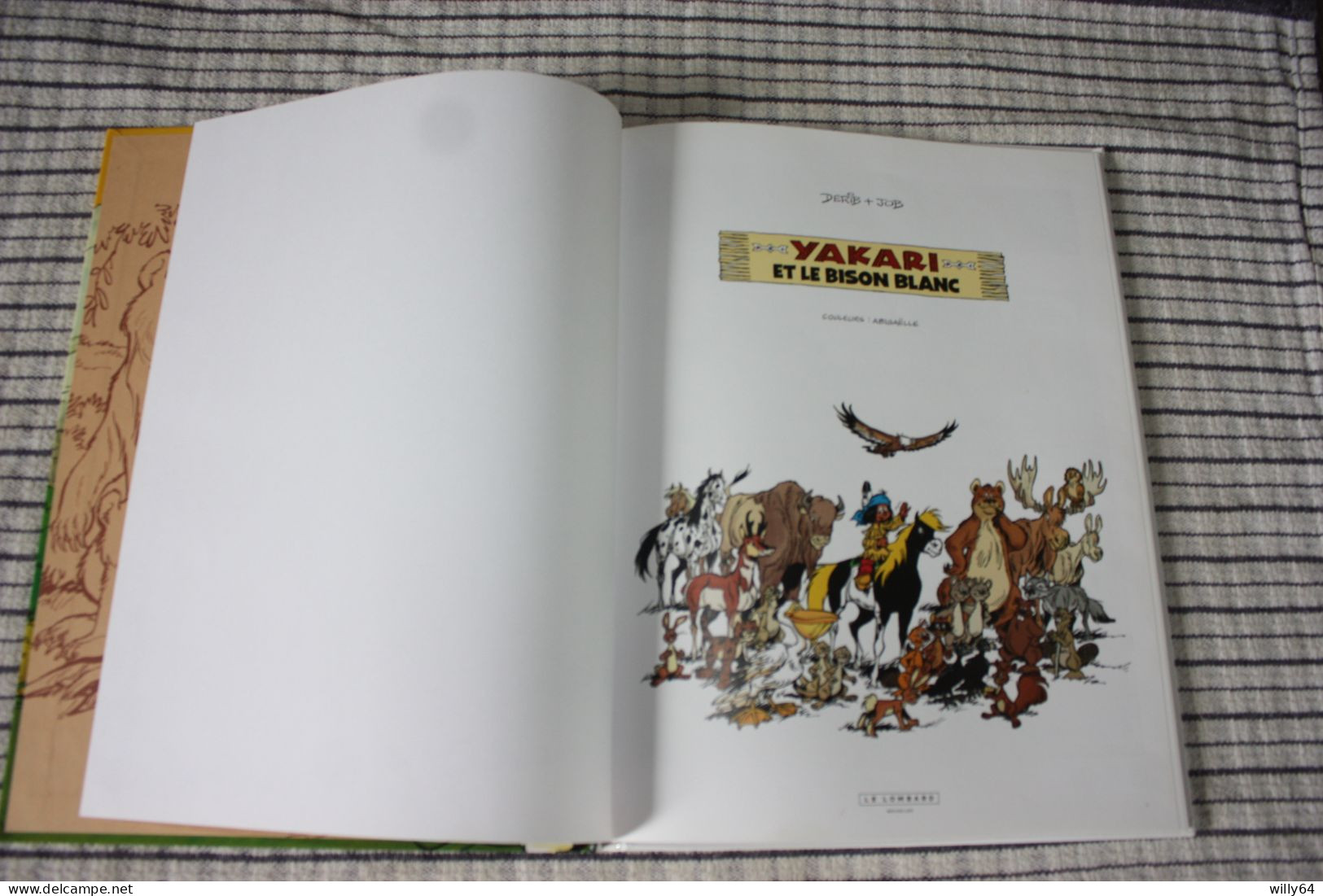 YAKARI   " Et Le Bison Blanc " T2   2012  Editions: LE LOMBARD  TBE - Yakari