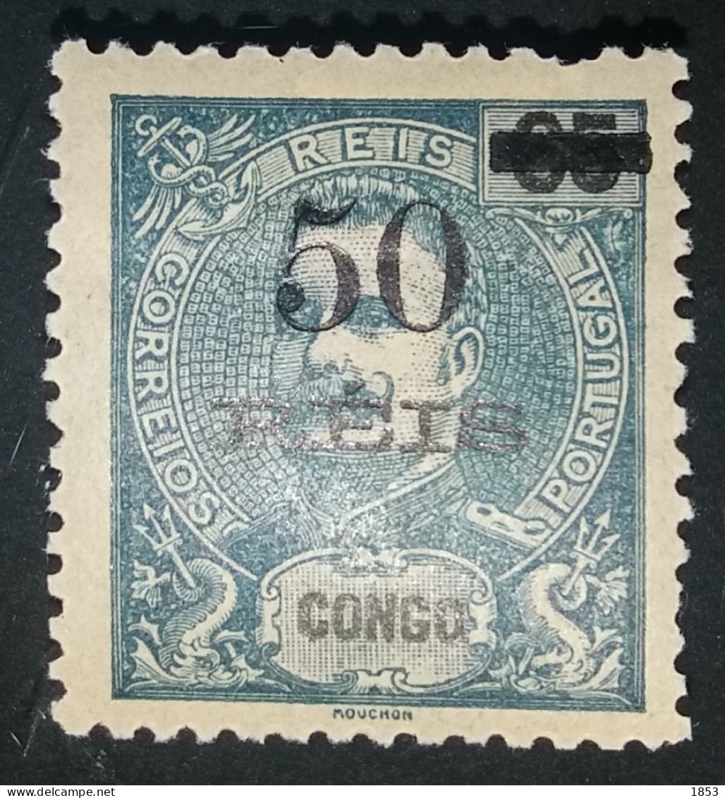 CONGO - 1905 - D.CARLOS I, COM SOBRETAXA - CE54 - Portugees Congo