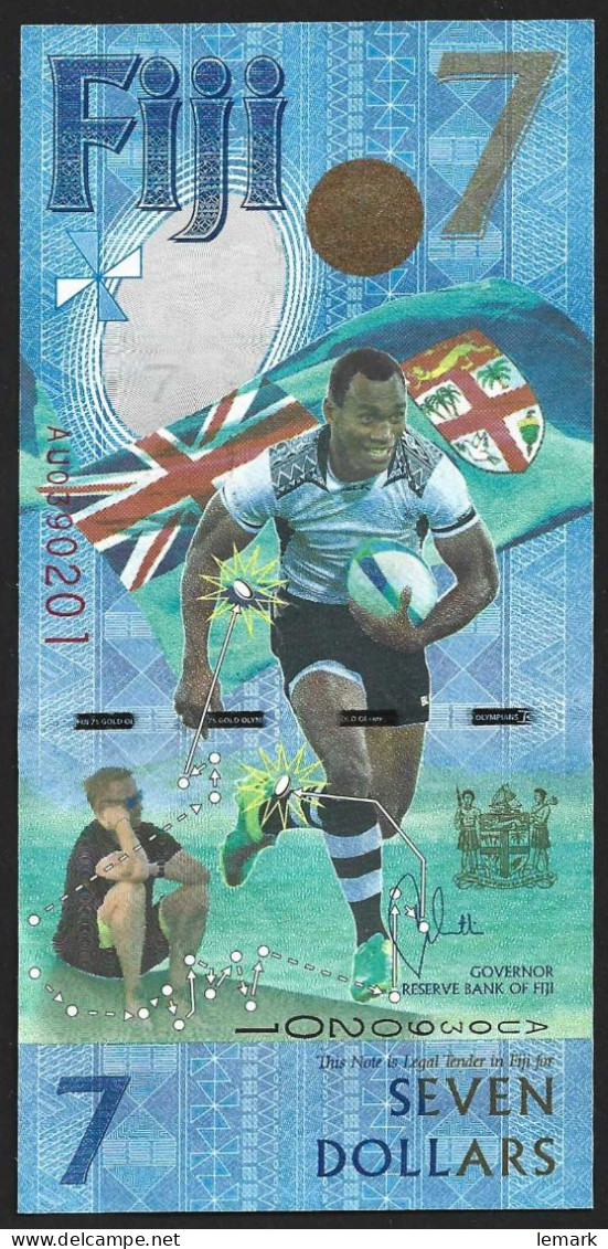 Fiji 7 Dollar 2018 P120 UNC - Figi