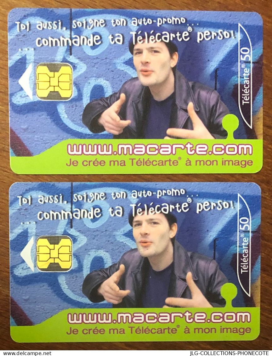 MACARTE.COM TELECARTE REF PHONECOTE F1179B & 1179Ba  N° "GRAS & MAIGRE" TELEFONKARTE SCHEDA TARJETA PHONECARD PREPAID - 2001