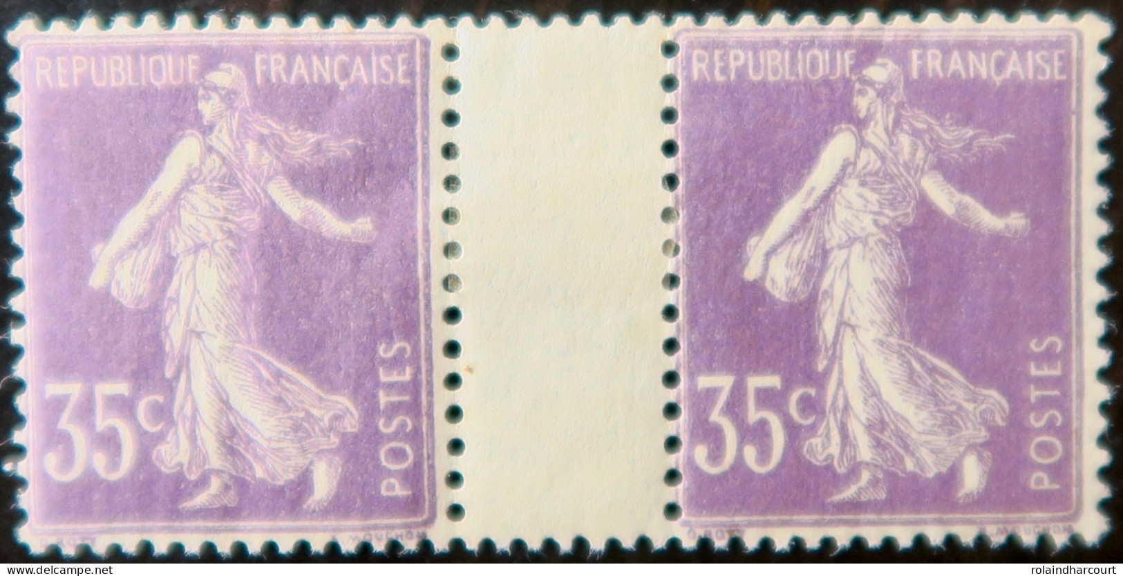 R1118(2)/308 - 1906 - TYPE SEMEUSE CAMEE - N°136 (IIA) TIMBRES NEUFS**(1t)/*(1t) Avec Pont -  Cote (2023) : 620,00 € - Neufs
