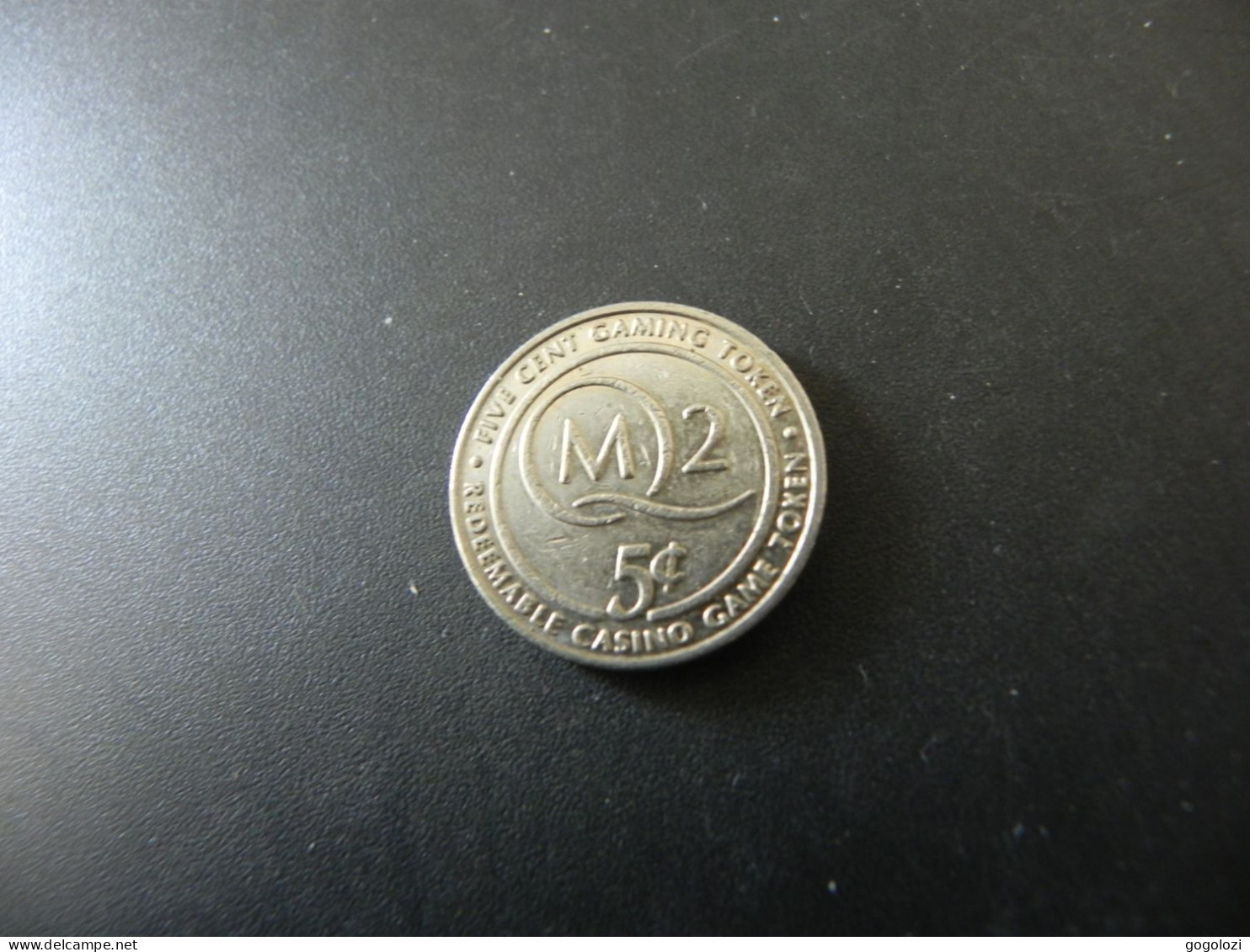 Medaille Medal Cunard Lines - Casino Game Token - 5 Cent Gaming Token - Casino