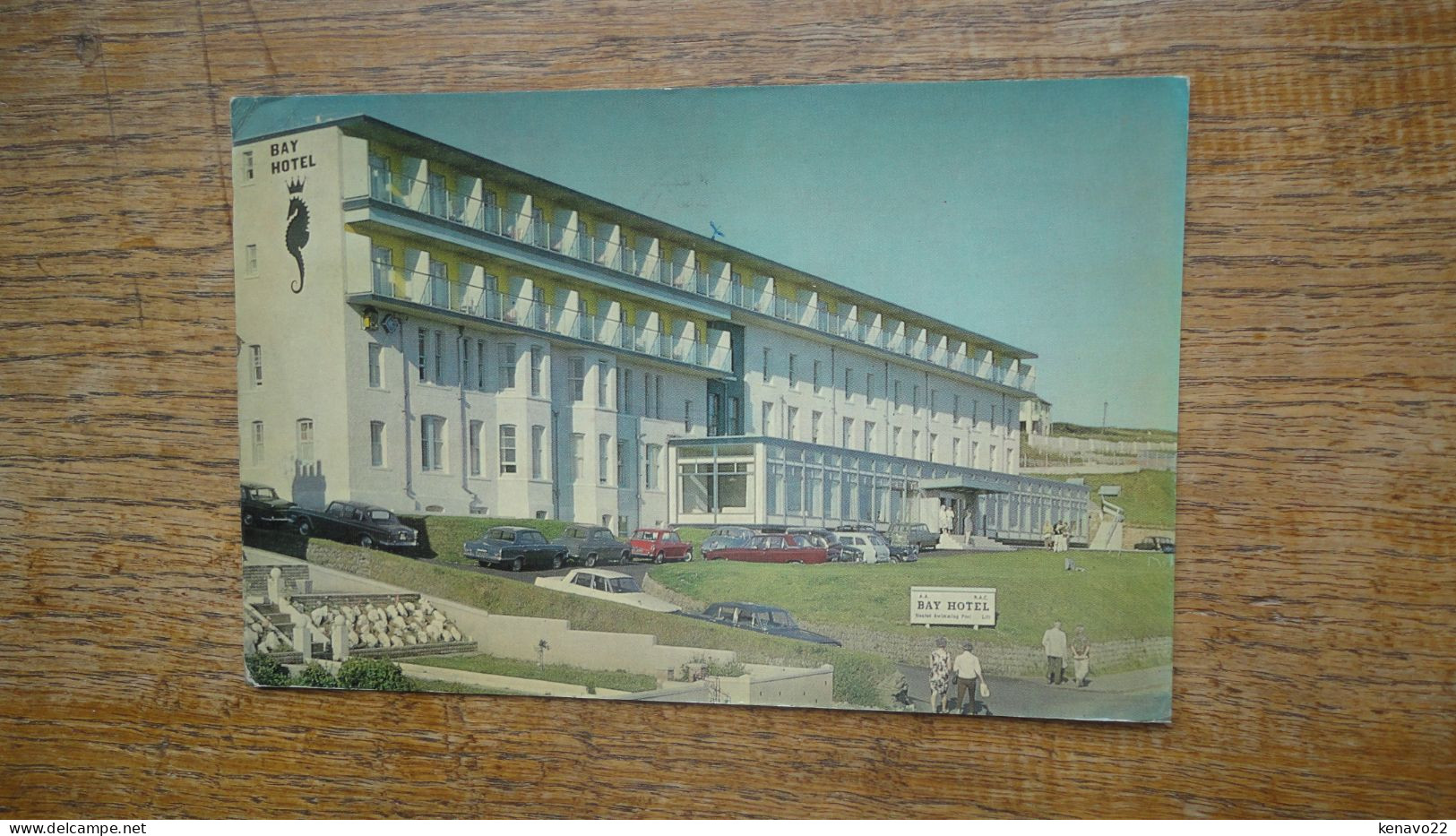 Carte Assez Rare De 1975 , Royaume-uni , Cornwall , Newquay , The Bay Hotel - Newquay