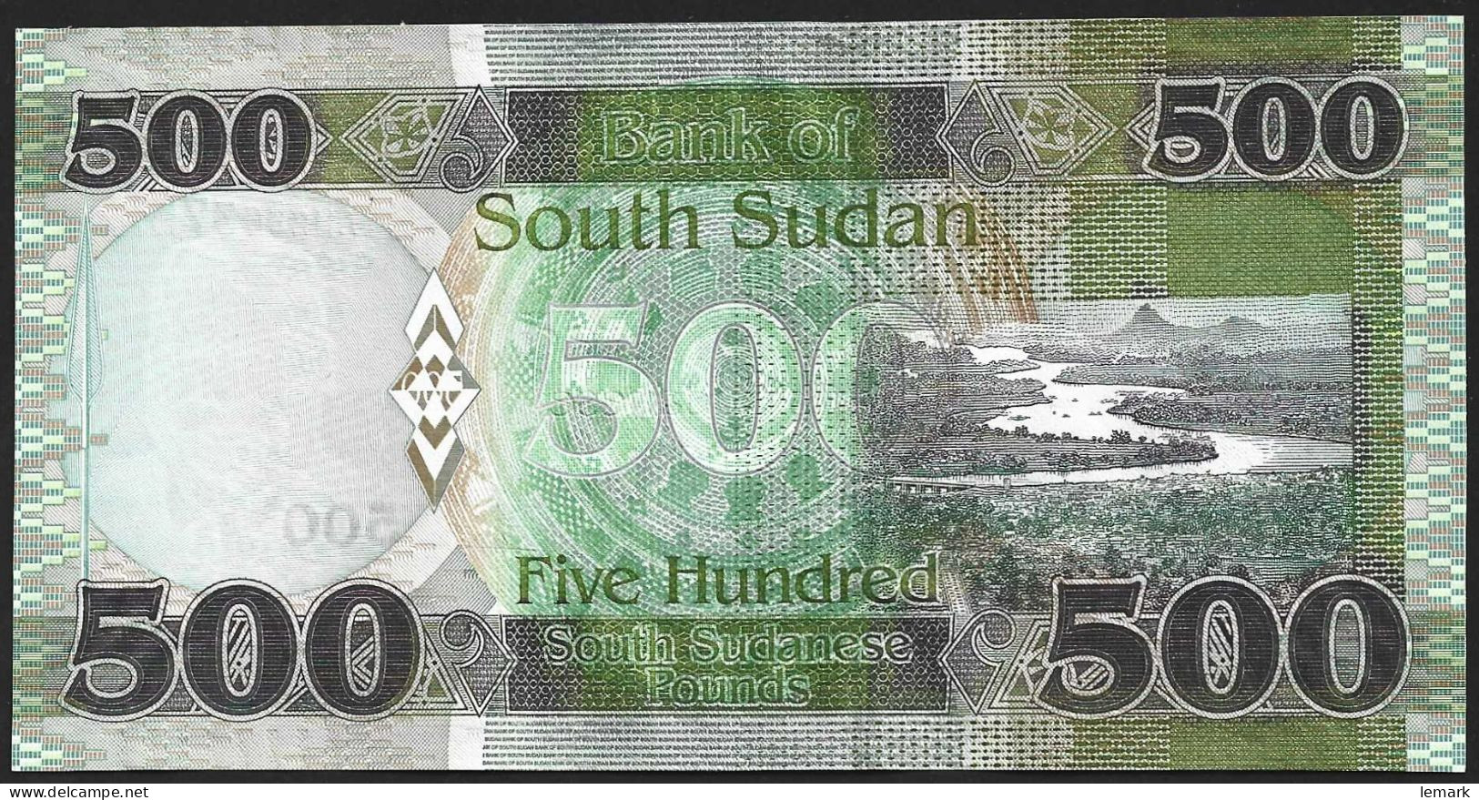 South Sudan 500 Pound 2020 P16b UNC - South Sudan