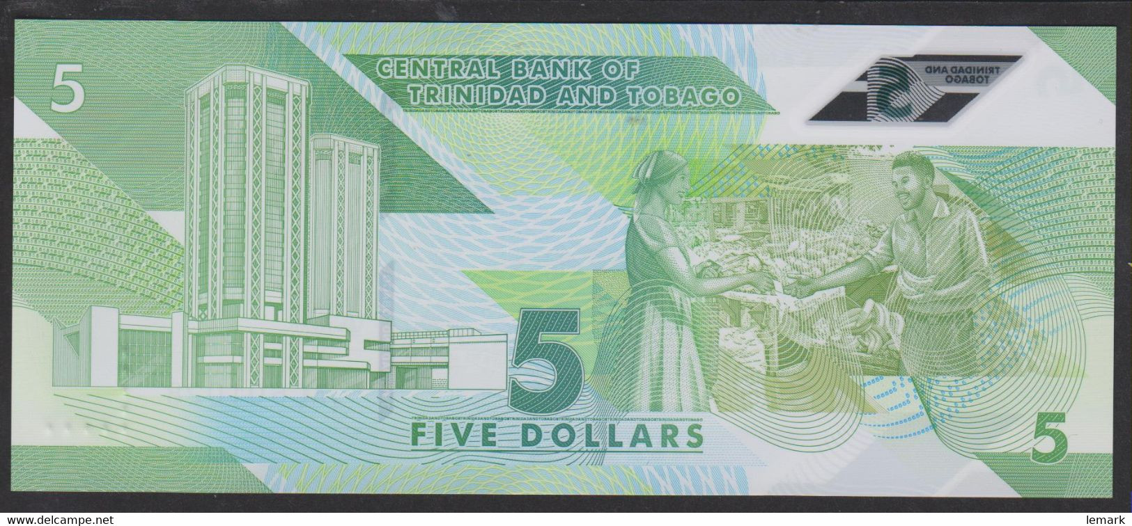 Trinidad And Tobago 5 Dollar 2020 P61 UNC - Trinidad Y Tobago