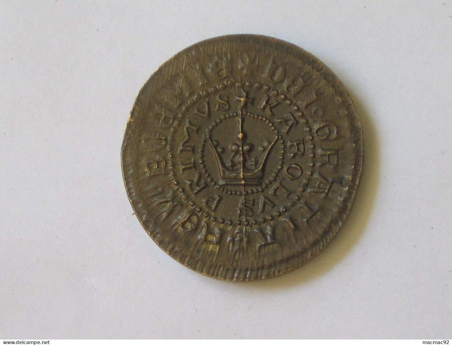 Copie Monnaie Royal Tchèque - à Identifier   ***** EN ACHAT IMMEDIAT ***** - Repubblica Ceca