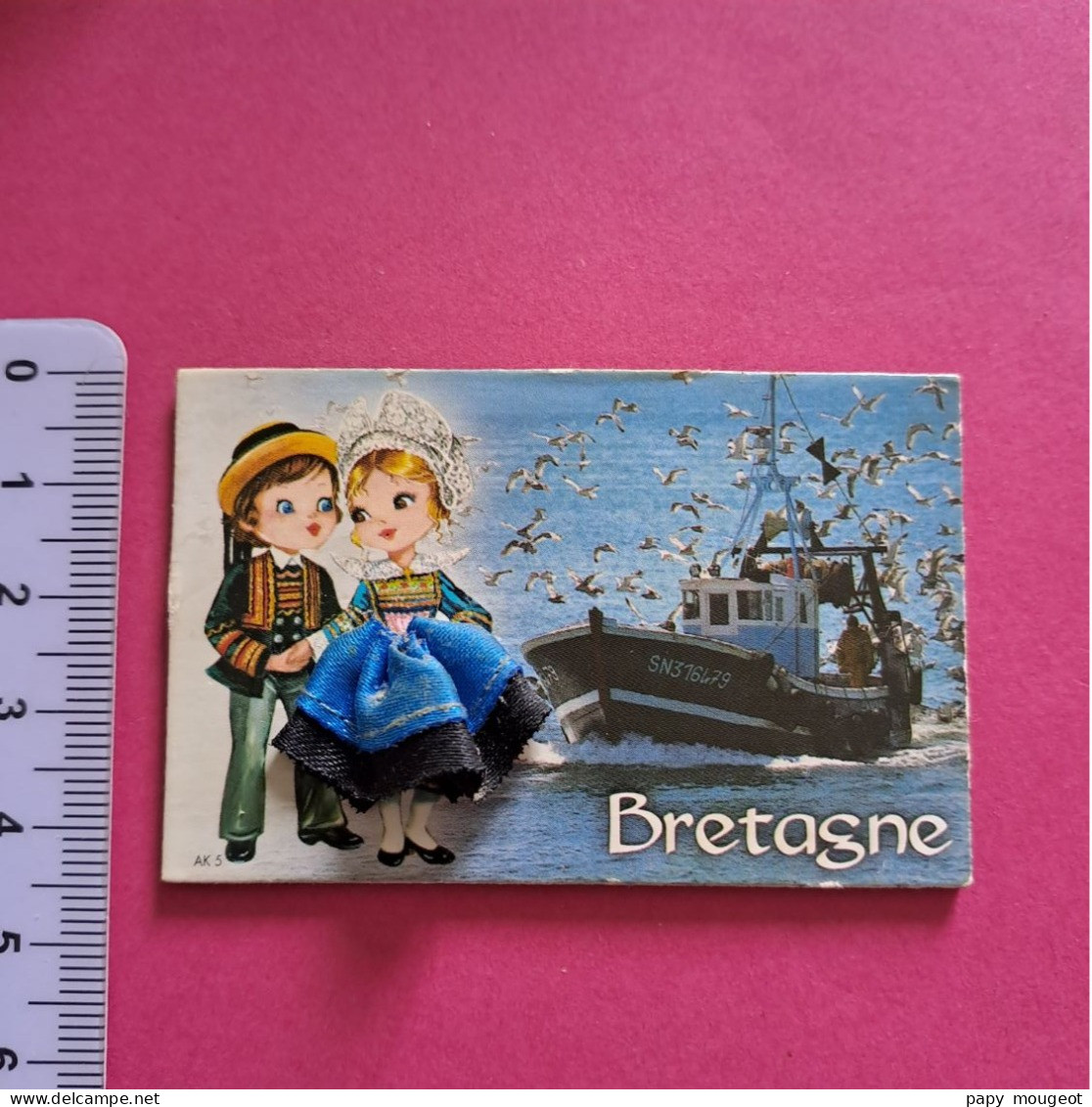 Magnet - Bretagne (robe En Tissu) - Tourisme