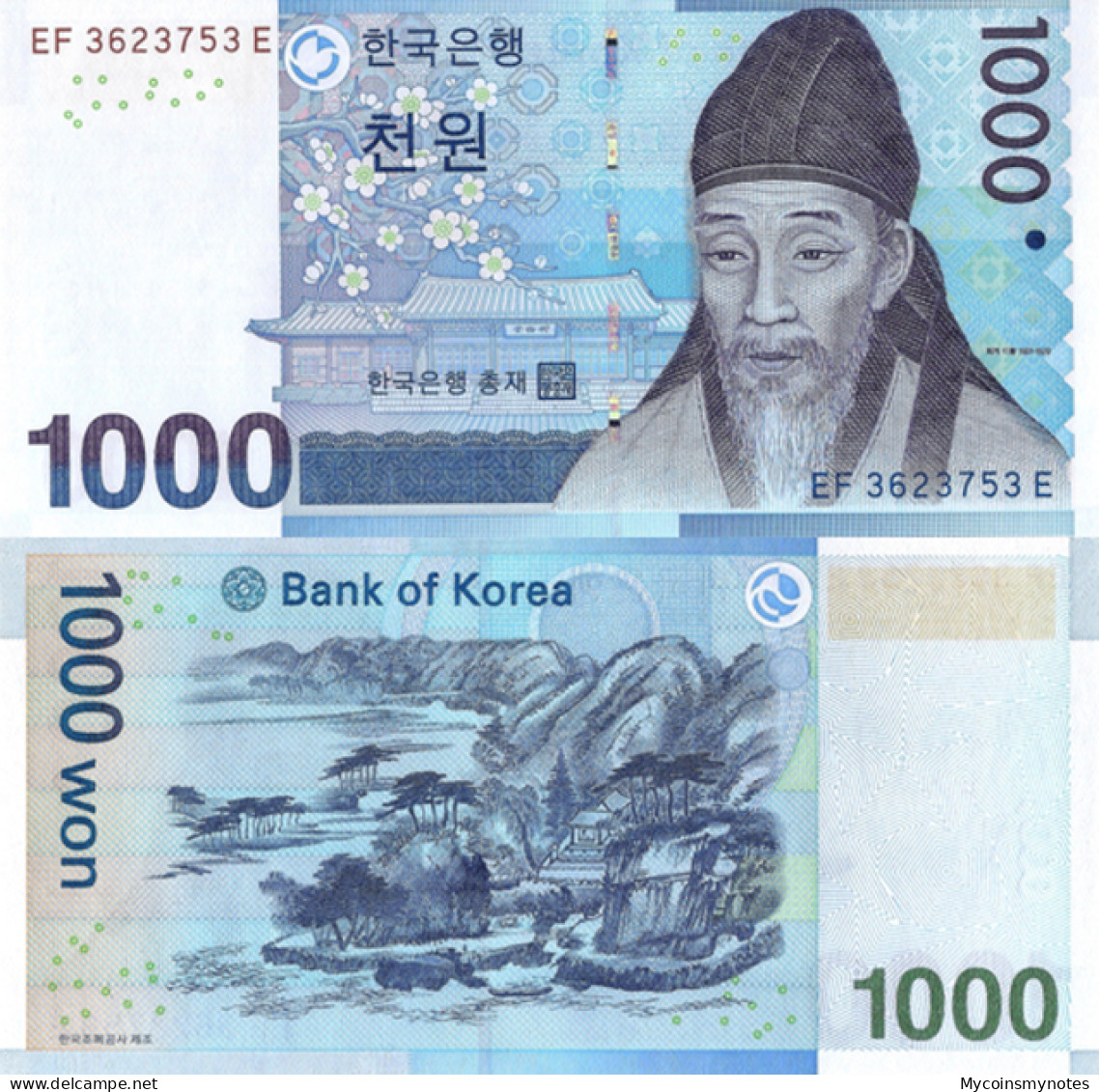 South Korea, 1000 Won, 2006, P54a UNC - Korea, South