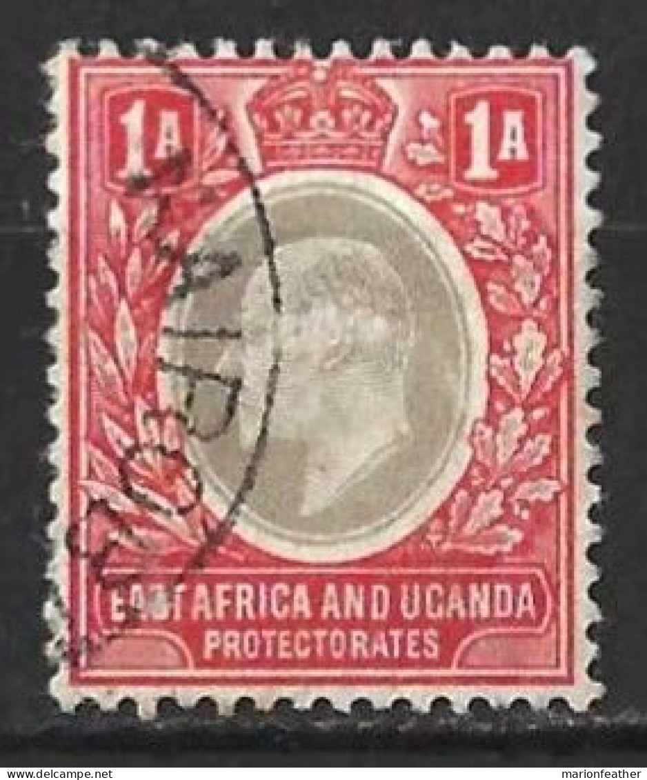 K.U.T.." EAST AFRICA & UGANDA. "..KING EDWARD VII...(1901-10..).." 1904.."....1A.......ORDENARY PAPER...CDS......VFU... - Protettorati De Africa Orientale E Uganda