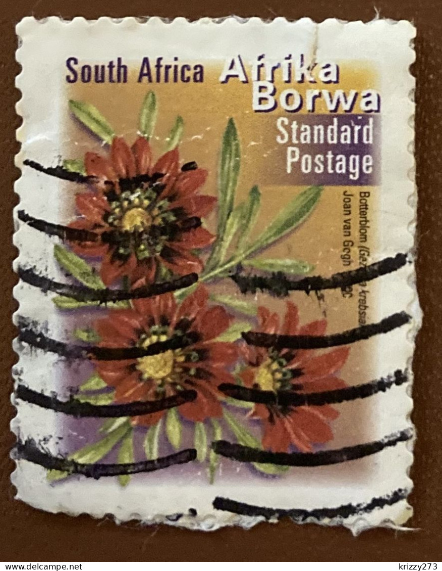 South Africa 2001 Fauna And Flora - Self-Adhesive Gazania Krebsiana 1.40 - Used - Gebraucht