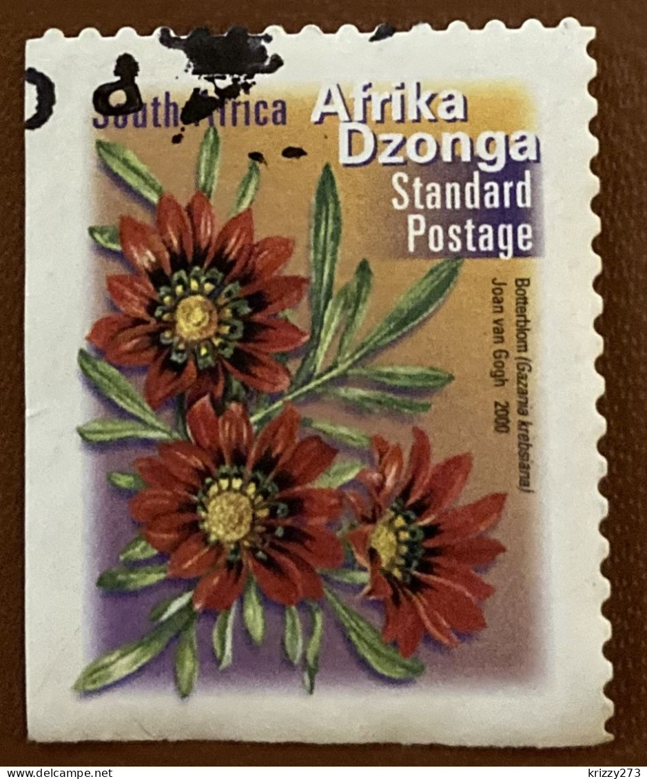 South Africa 2001 Fauna And Flora - Self-Adhesive Gazania Krebsiana 1.40 - Used - Oblitérés