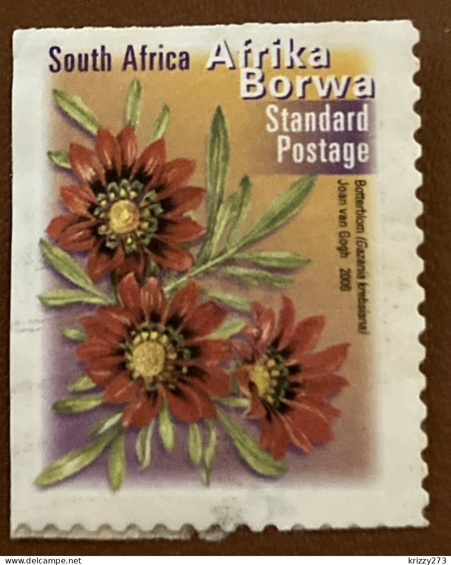 South Africa 2001 Fauna And Flora - Self-Adhesive Gazania Krebsiana 1.40 - Used - Usati