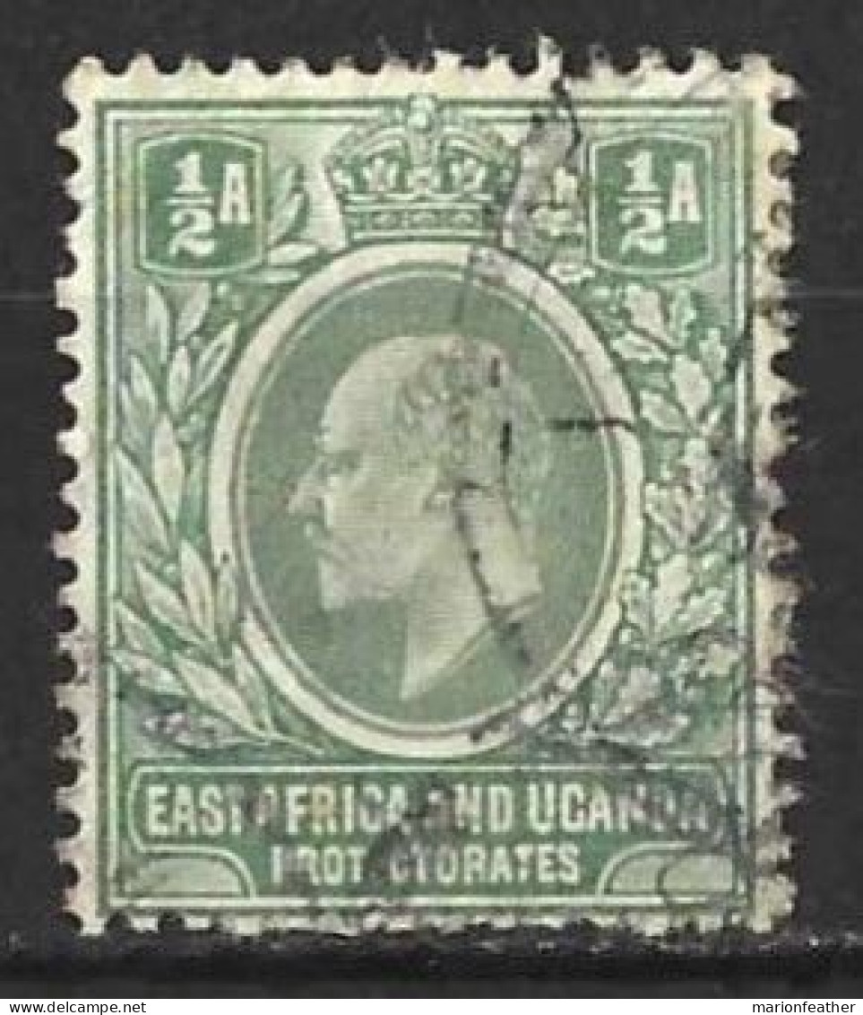 K.U.T..." EAST AFRICA & UGANDA...KING EDWARD VII...(1901-10..)...." 1904.."....HALFA.....SG17....ORDENARY PAPER.....VFU. - Protettorati De Africa Orientale E Uganda