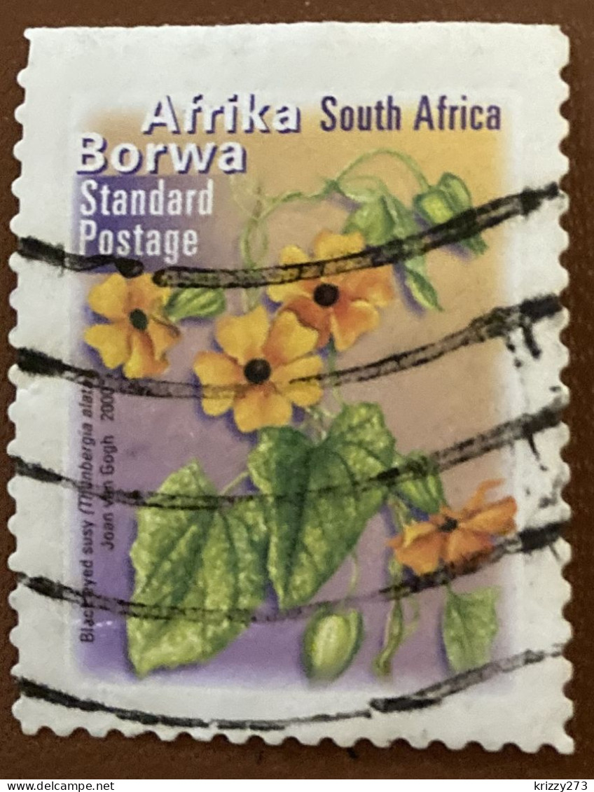 South Africa 2001 Fauna And Flora - Self-Adhesive Thunbergia Alata 1.40 - Used - Oblitérés