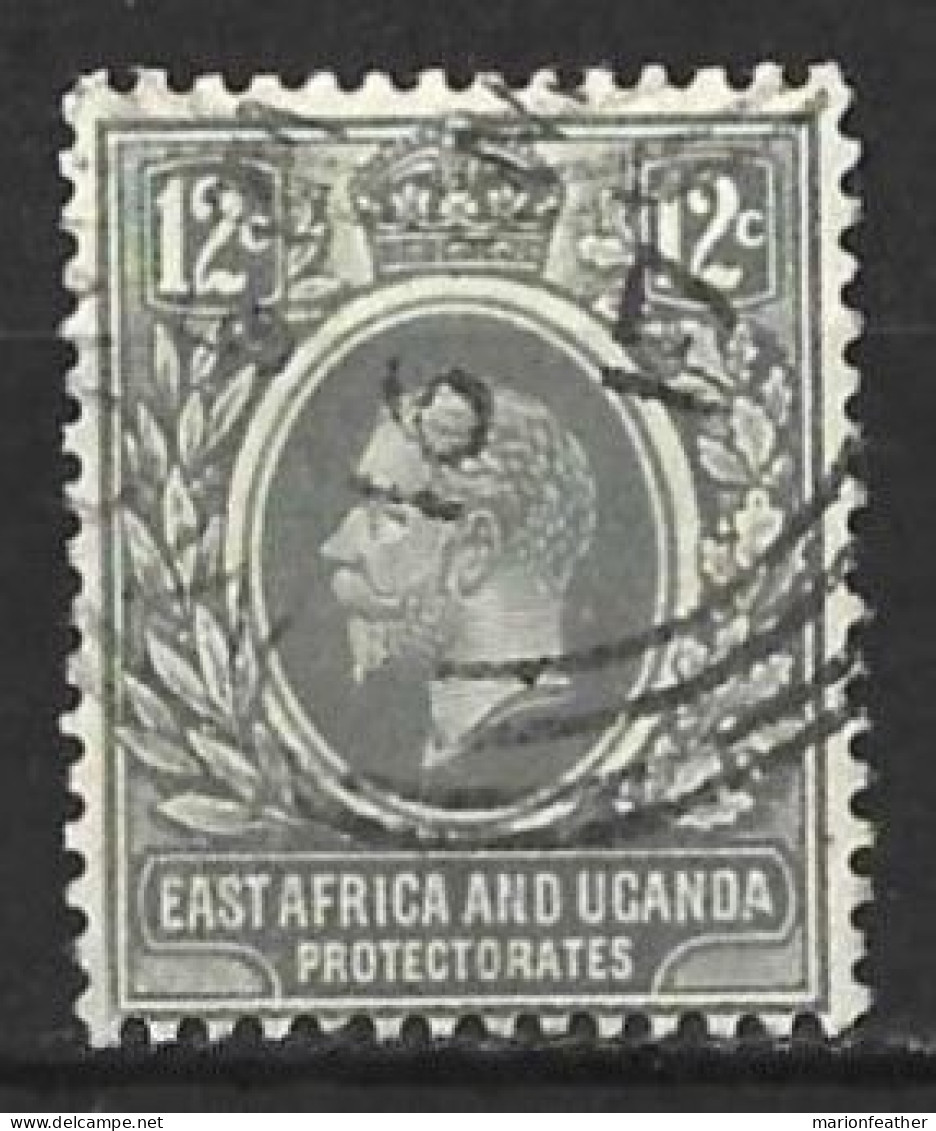 K.U.T..." EAST AFRICA & UGANDA..".KING GEORGE  V..(1910-36.).....12c......SG48....DEEP SHADE....VFU.. - East Africa & Uganda Protectorates