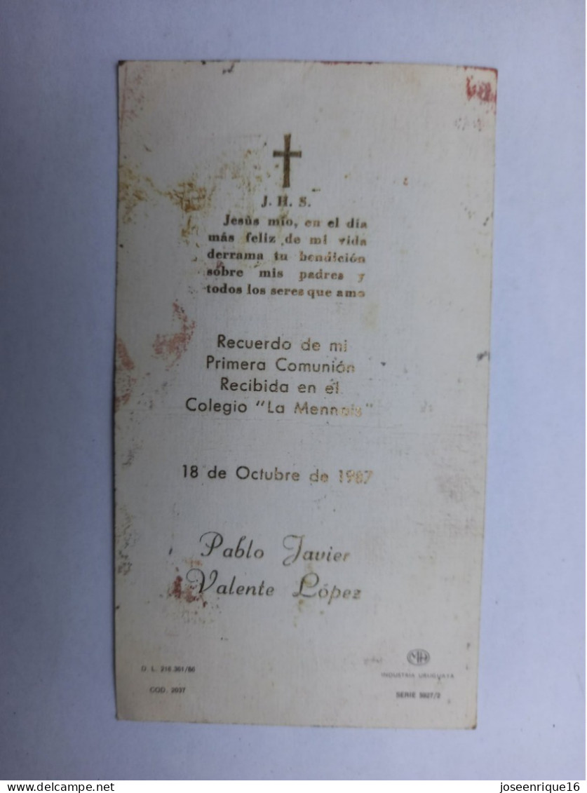 RECUERDO PRIMERA COMUNION. REMEMBER FIRST COMMUNION. SOUVIENS DE LA PREMIÈRE COMMUNION. - Comuniones