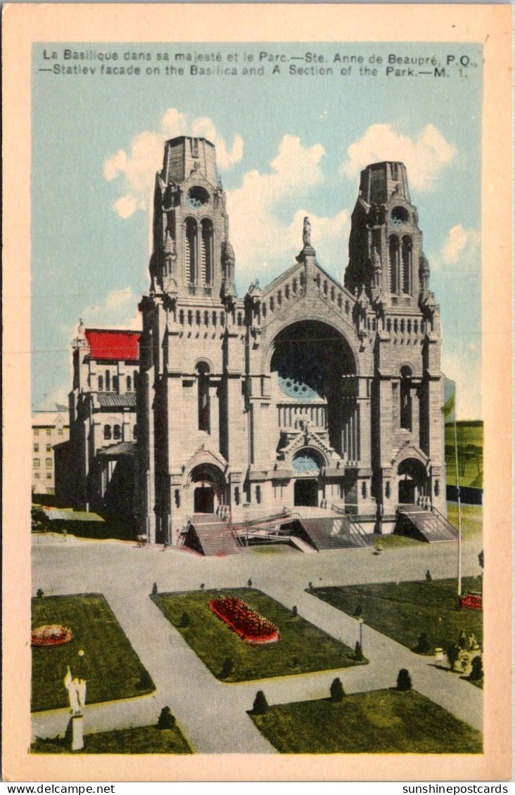 Canada St Anne De Beaupre The Basilica - Ste. Anne De Beaupré