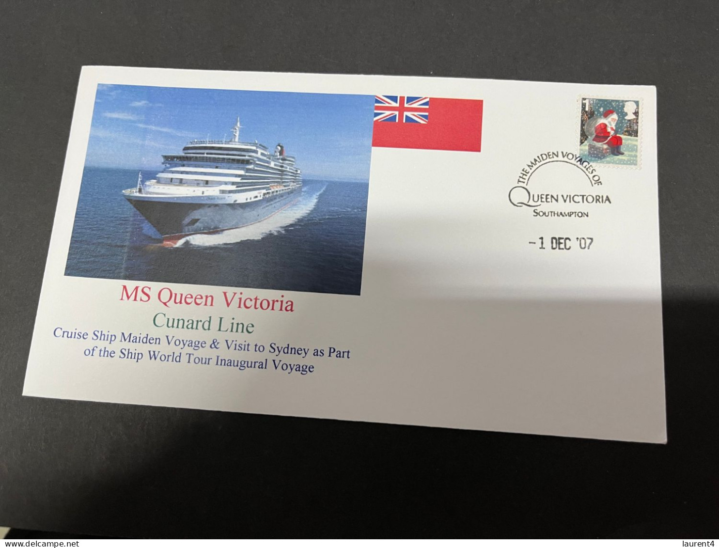 14-7-2023 (2 S 9) Cruise Ship Cover - MS Queen Victoria (Maiden Cruise) (2007)  - 11 Of 12 - Autres (Mer)