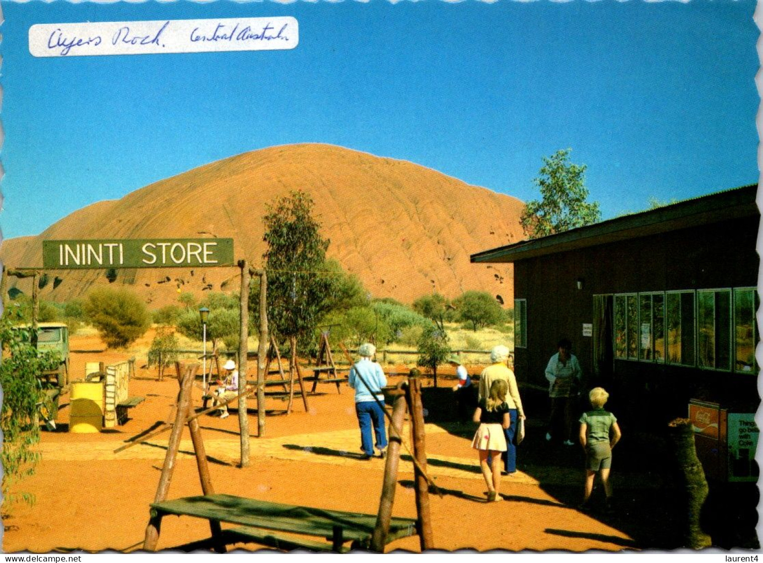 14-7-2023 (2 S 10) Australia - NT - Ayers Rock / Uluru (posted With Train Stamp 1979) + Special Postmark - Uluru & The Olgas