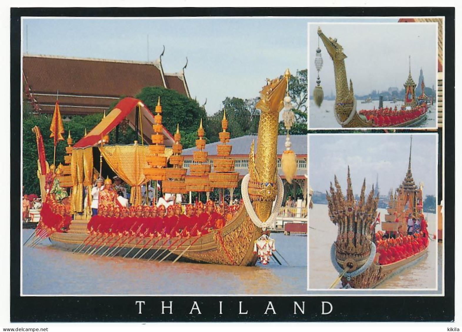 CPSM 10.5 X 15 Thaïlande (59) The Royal Barge, Suphannahong And Anantanagaraj  La Barge Royale - Thaïlande