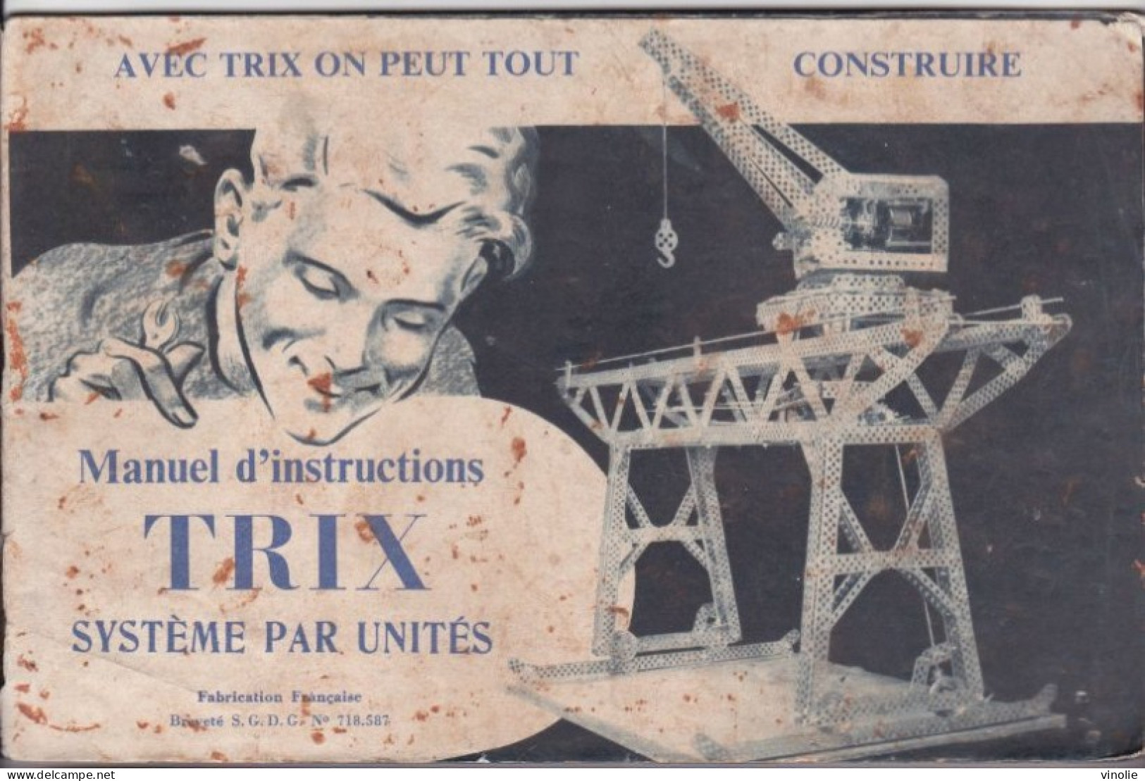 PIE-T-GF-BRA-23-813 : CATALOGUE  DU JEU DE CONSTRUCTION TRIX. RICHEMENT ILLUSTRE. - Other & Unclassified