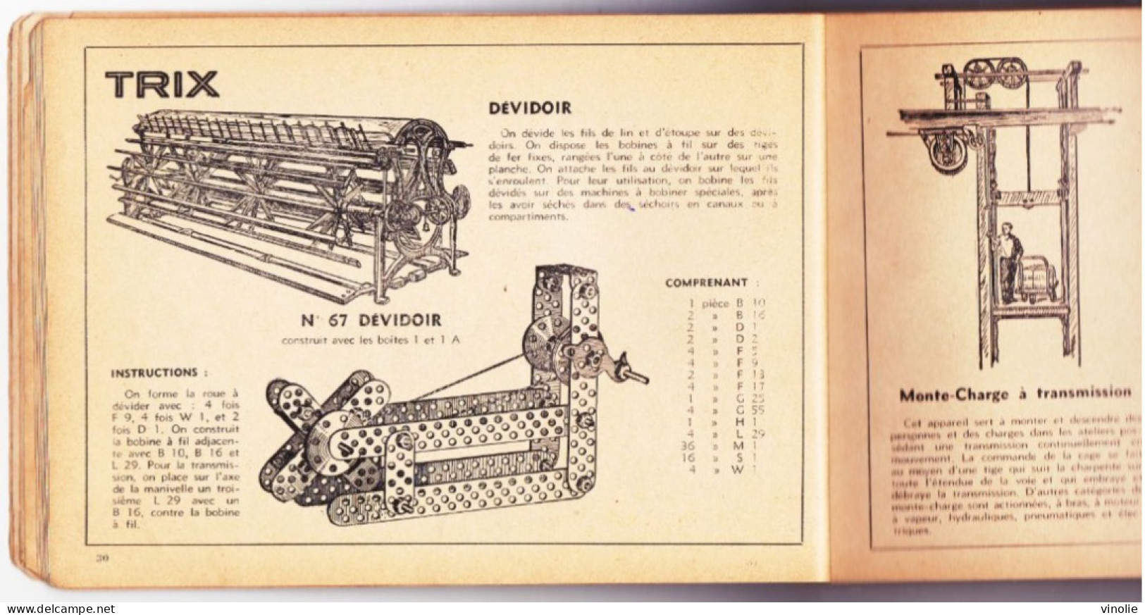 PIE-T-GF-BRA-23-814 : CATALOGUE  DU JEU DE CONSTRUCTION TRIX. RICHEMENT ILLUSTRE. 258 PAGES. AVION LOCOMOBILE AUTOMOBILE - Sonstige & Ohne Zuordnung