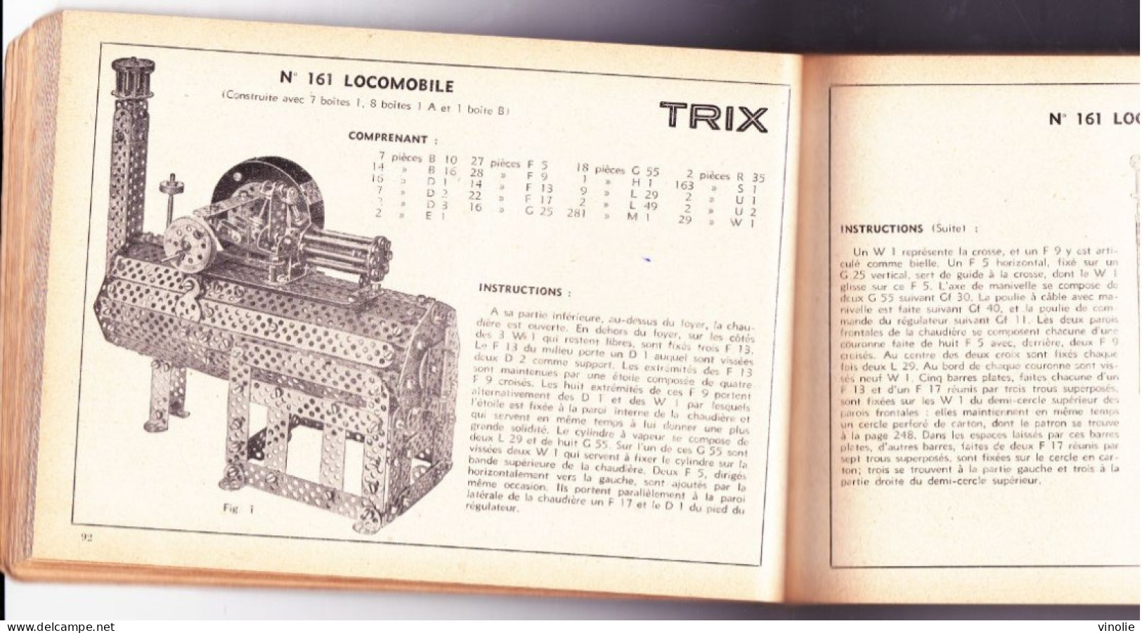 PIE-T-GF-BRA-23-814 : CATALOGUE  DU JEU DE CONSTRUCTION TRIX. RICHEMENT ILLUSTRE. 258 PAGES. AVION LOCOMOBILE AUTOMOBILE - Other & Unclassified