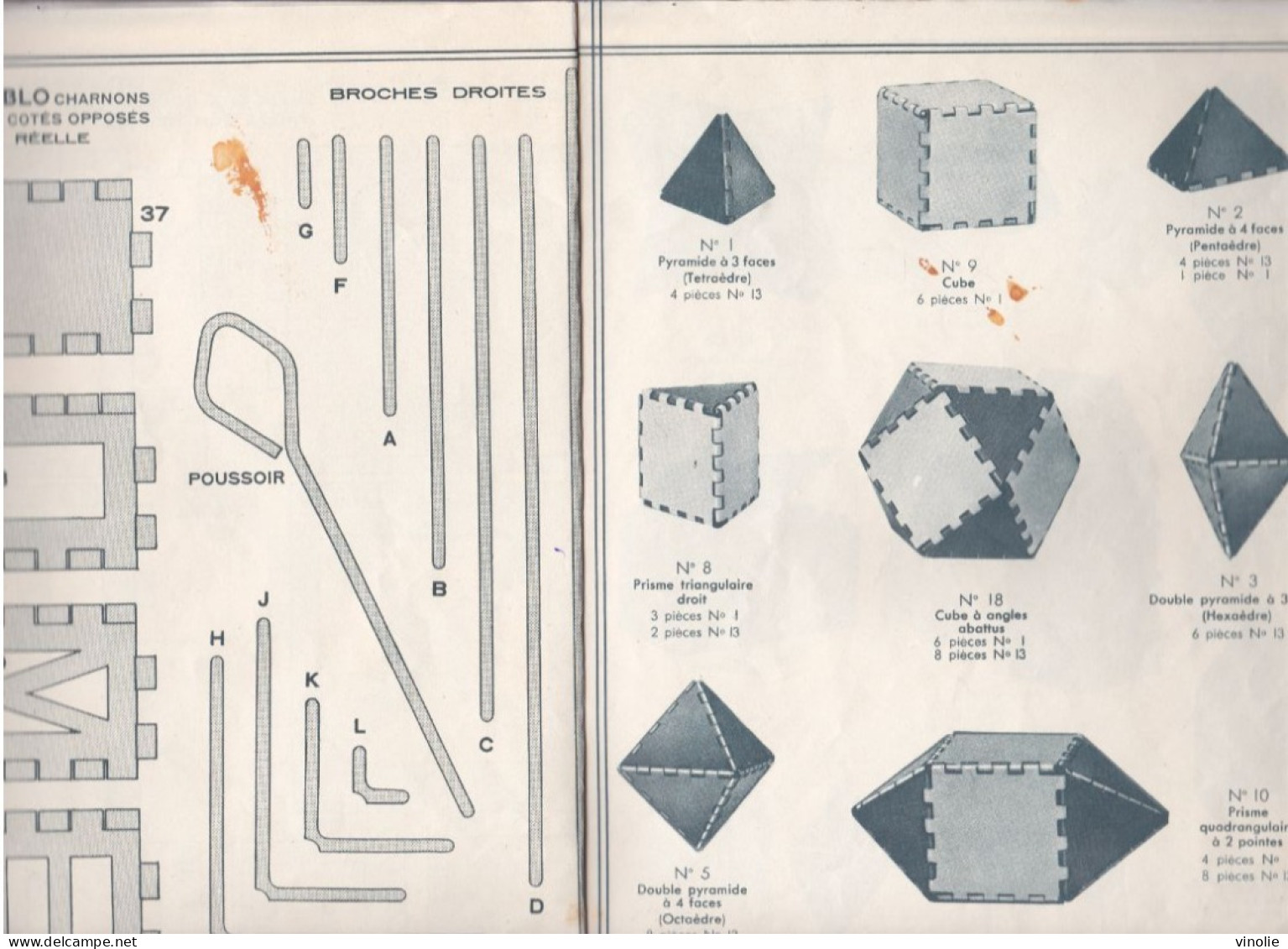 PIE-T-GF-BRA-23-816 : CATALOGUE  DU JEU DE CONSTRUCTION ASSEMBLO. ILLUSTRE. 22 PAGES PLUS 7 FEUILLETS LIBRES - Sonstige & Ohne Zuordnung