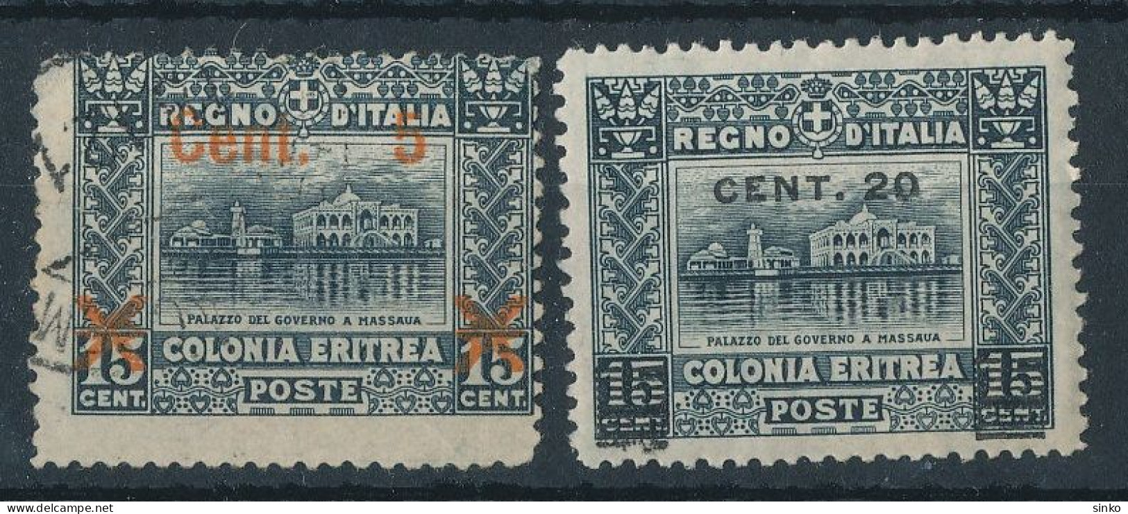 1916. Italian Eritrea - Eritrée