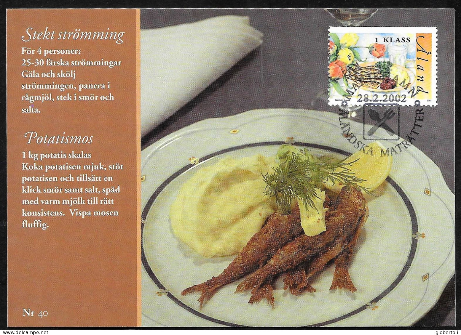 Aland: Maximum, Piatto Tipico Di Aland, Typical Dish Of Aland, Plat Typique D'Aland - Alimentation