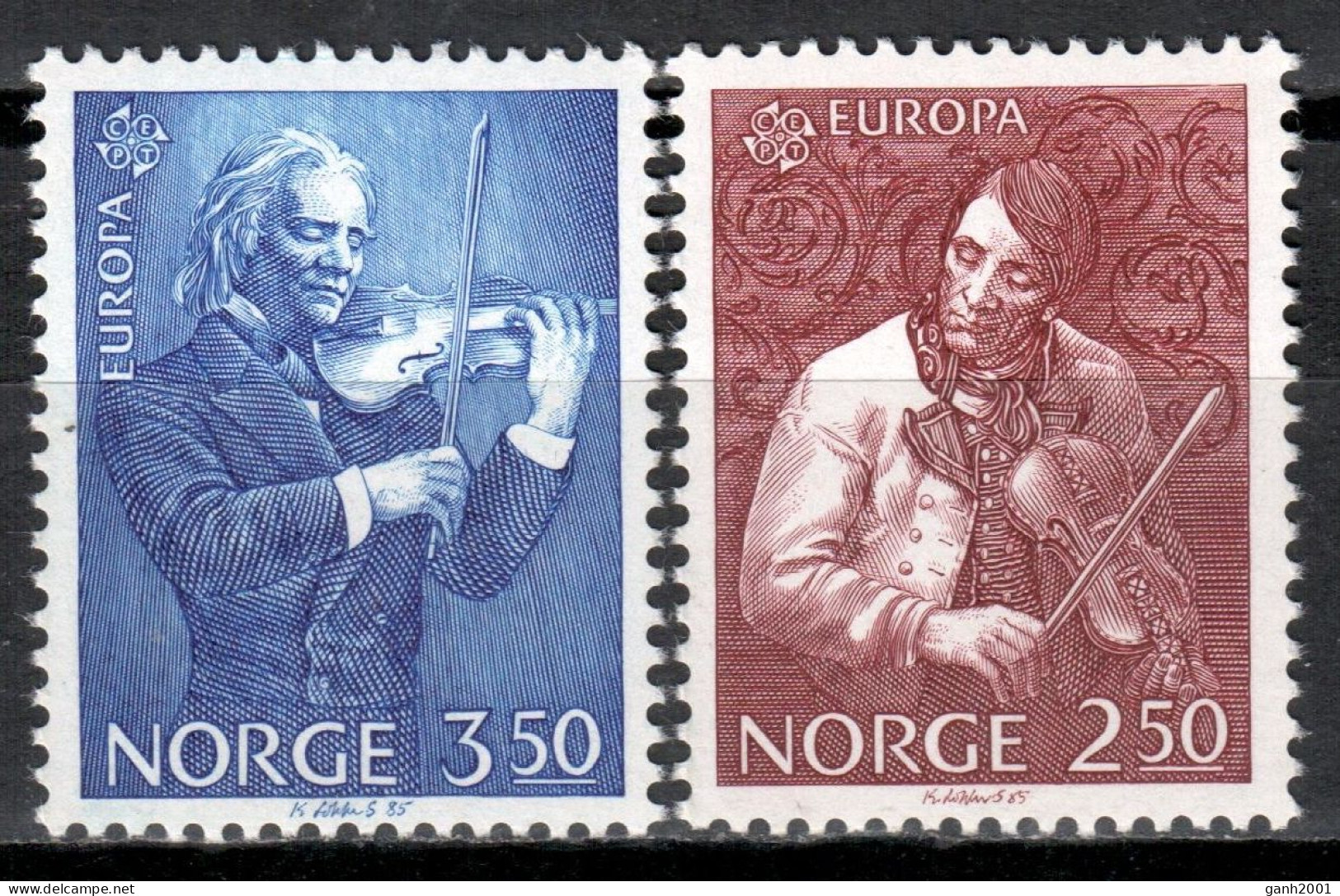 Norway 1985 Noruega / Music Europa CEPT MNH Música Musik Musique / Mg21  38-11 - Musique