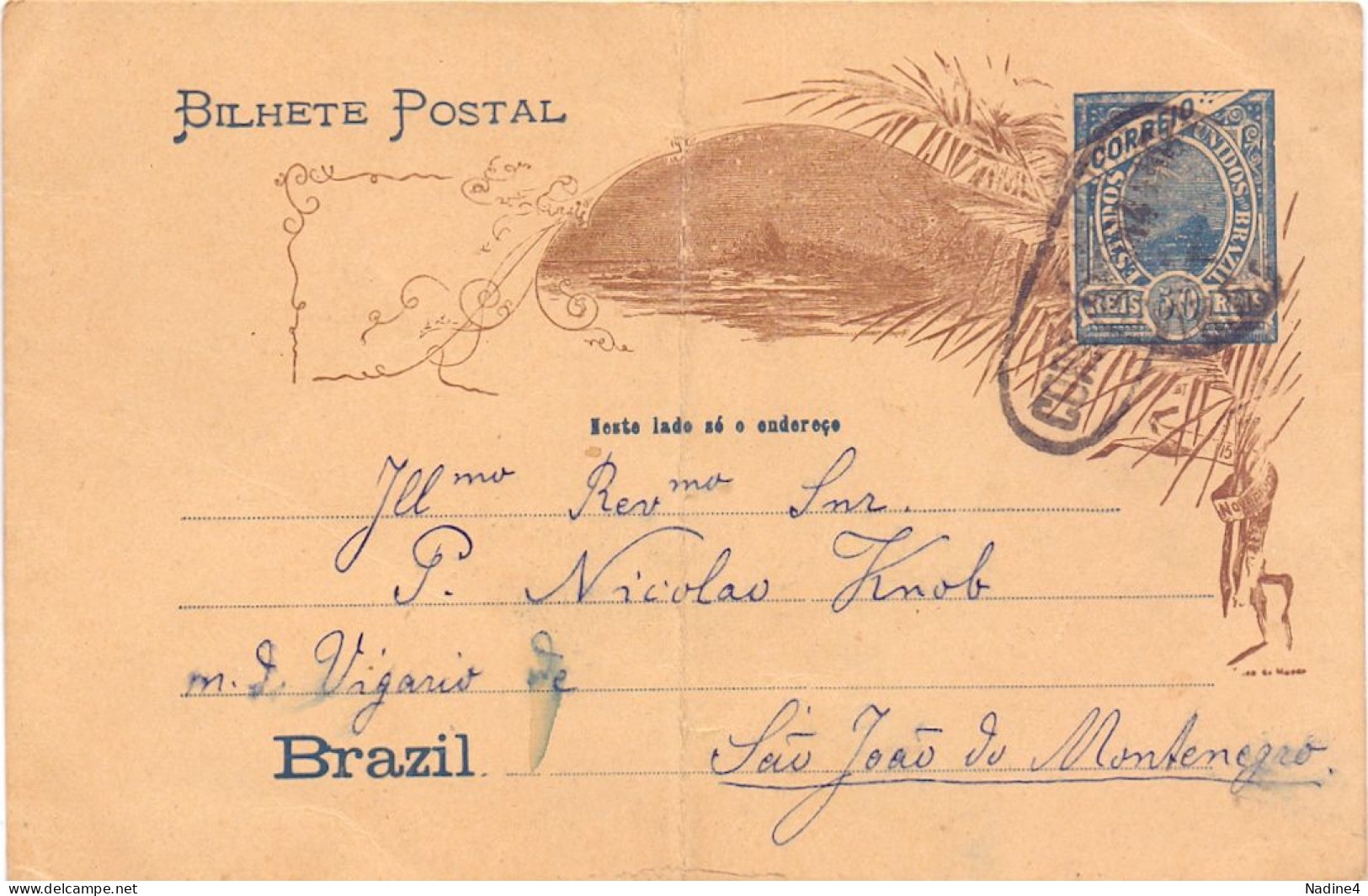 Briefkaart Carte Postale - Brazil 1902 - Entiers Postaux