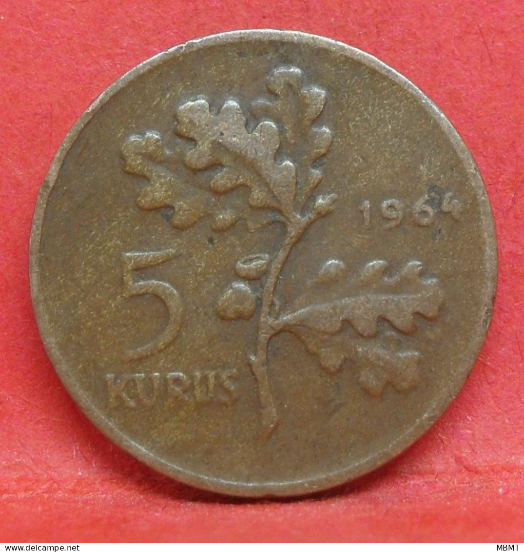 5 Kurus 1964 - TB - Pièce De Monnaie Turquie - Article N°4950 - Turquie