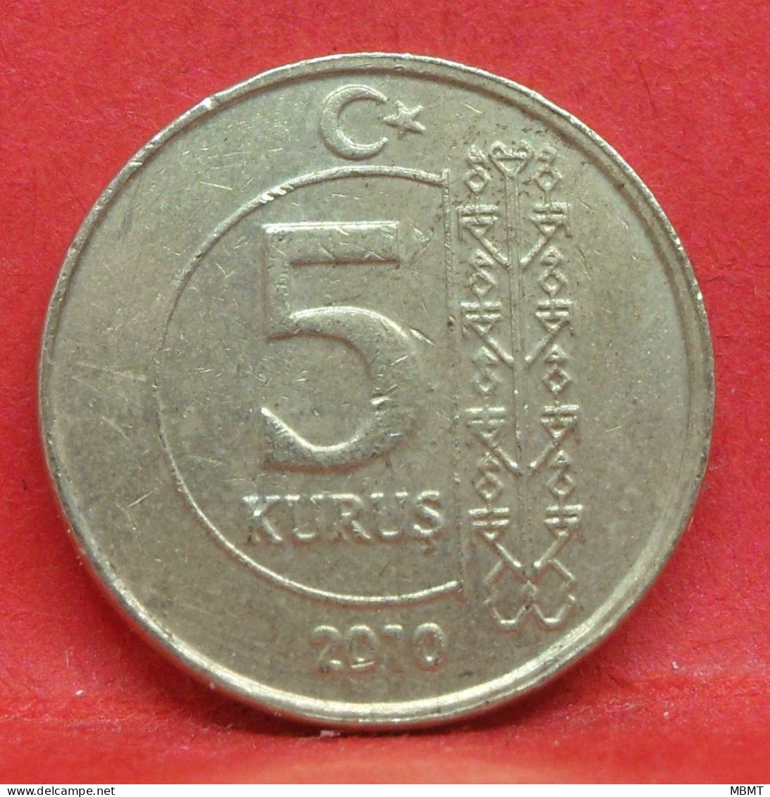 5 Kurus 2010 - TB - Pièce De Monnaie Turquie - Article N°4959 - Turquie