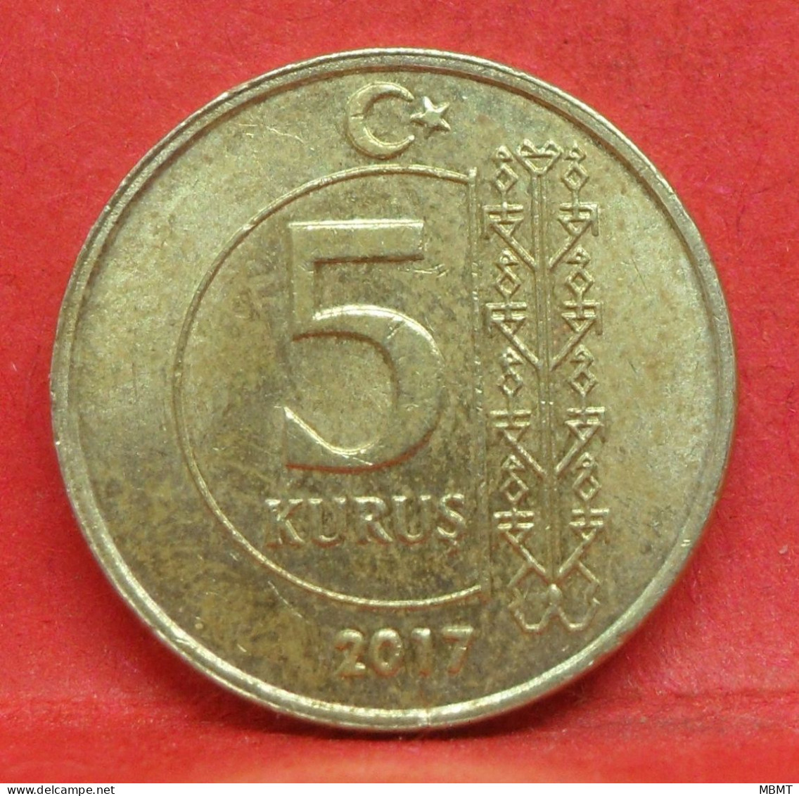 5 Kurus 2017 - TB - Pièce De Monnaie Turquie - Article N°4970 - Turquie