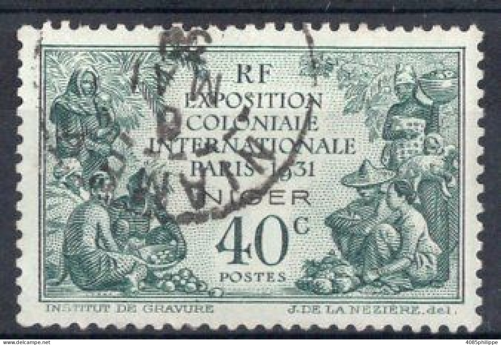 NIGER Timbre-poste N°53 Oblitéré TB Cote : 7.00€ - Used Stamps