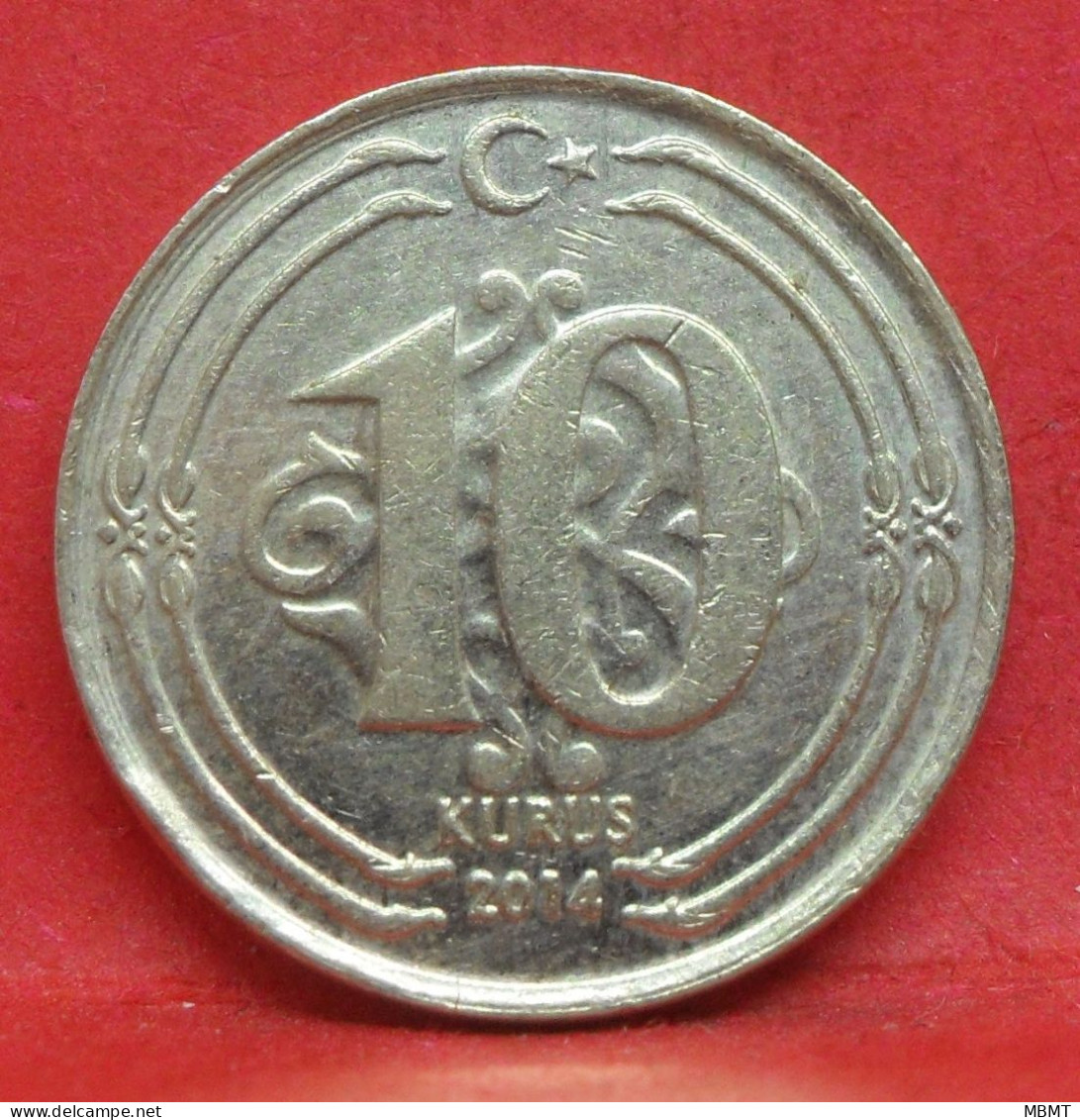 10 Kurus 2014 - TTB - Pièce De Monnaie Turquie - Article N°4999 - Turquie