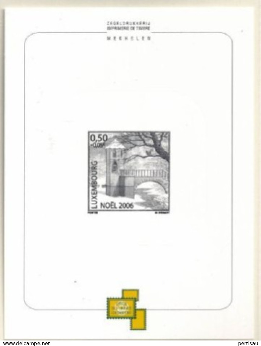 Speciaal Kerstvelletje Uit Jaarmap 2006 - Cartes Commémoratives