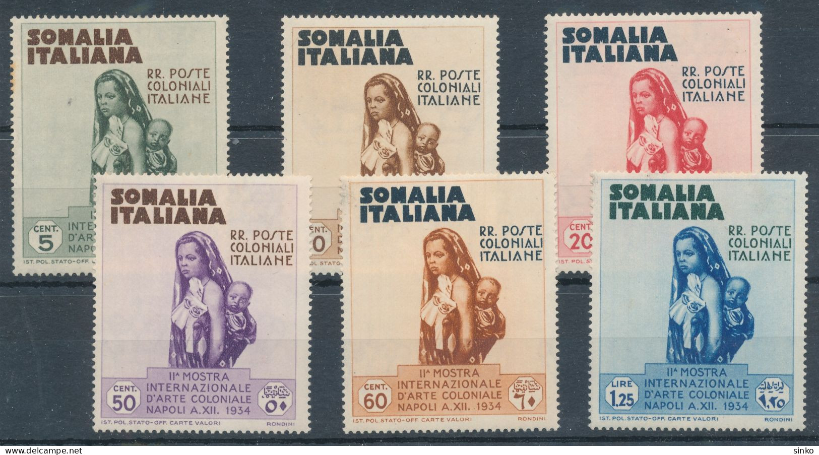 1934. Italian Somalia - Somalië