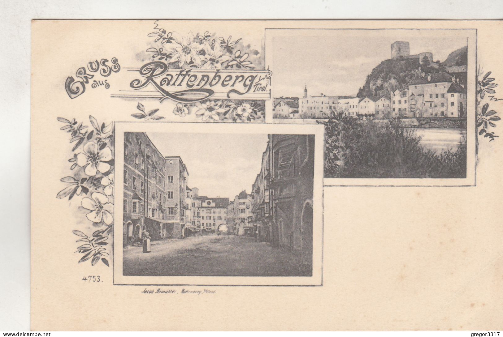D1630) GRUSS Aus RATTENBERG - Sehr Alte ZWEIBILD Correspondenz Karte - Rattenberg