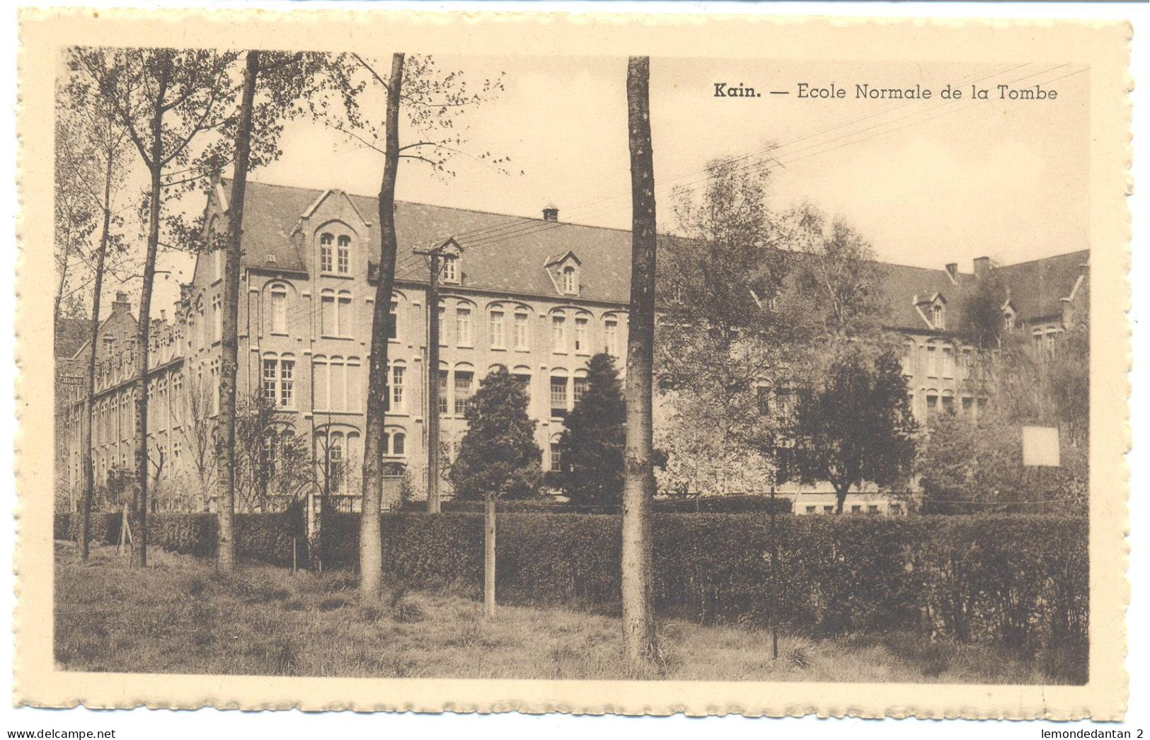 Kain - Tournai - Ecole Normale De La Tombe - Tournai