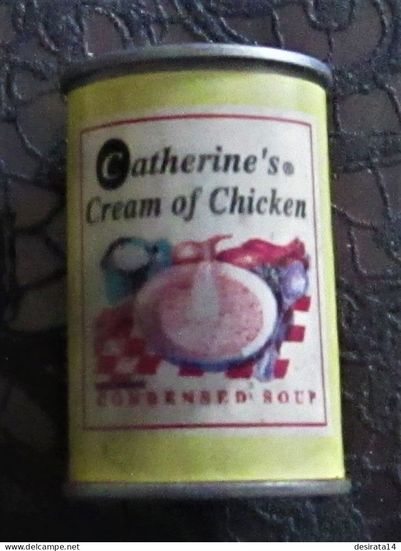 * MAGNET * SMALL PLASTIC TIN FOR CREAM OF CHICKEN * - Publicitaires