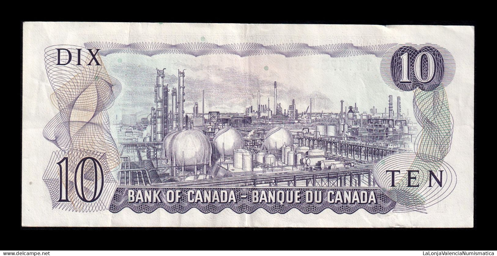 Canada 10 Dollars Macdonald 1971 Pick 88c Mbc Vf - Canada