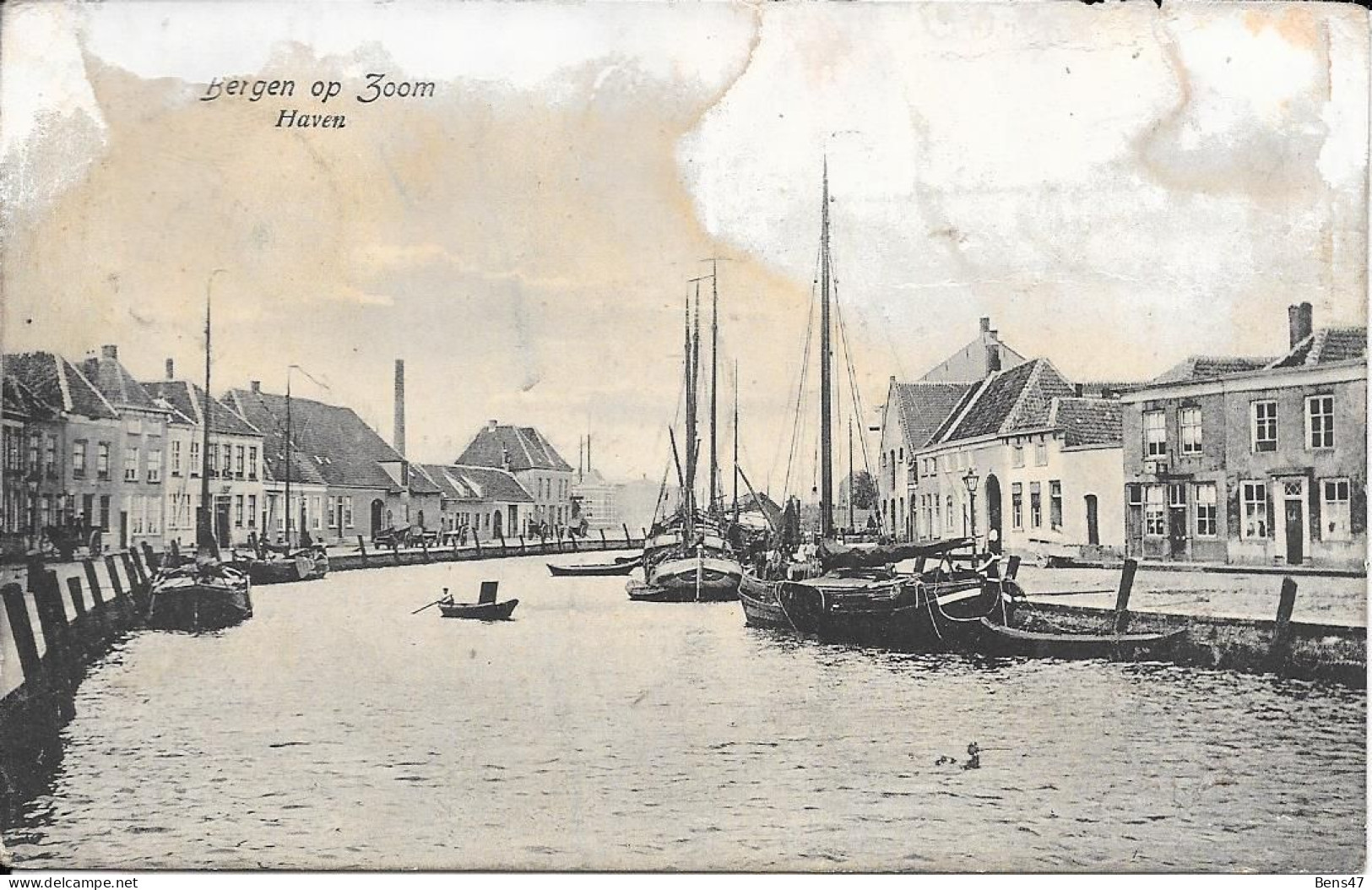 Bergen Op Zoom  Haven 21-8-1909 - Bergen Op Zoom