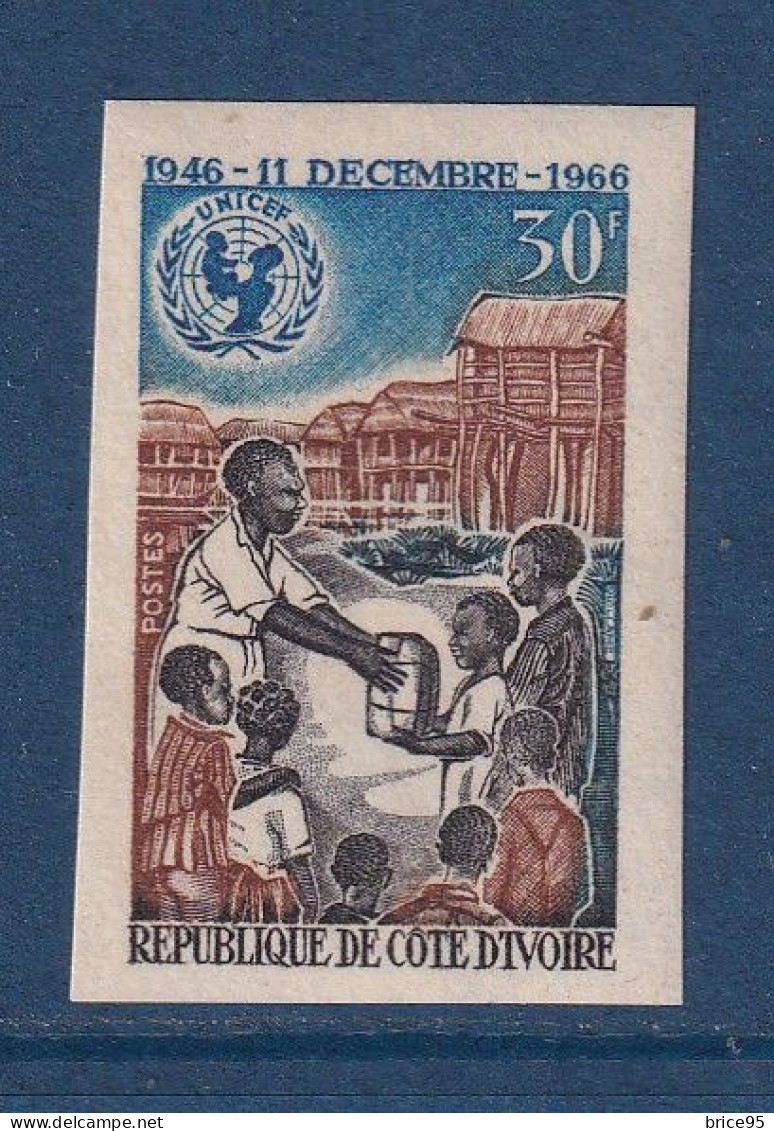Côte D'Ivoire - YT N° 256 ** - Neuf Sans Charnière - Non Dentelé - ND - 1966 - Côte D'Ivoire (1960-...)
