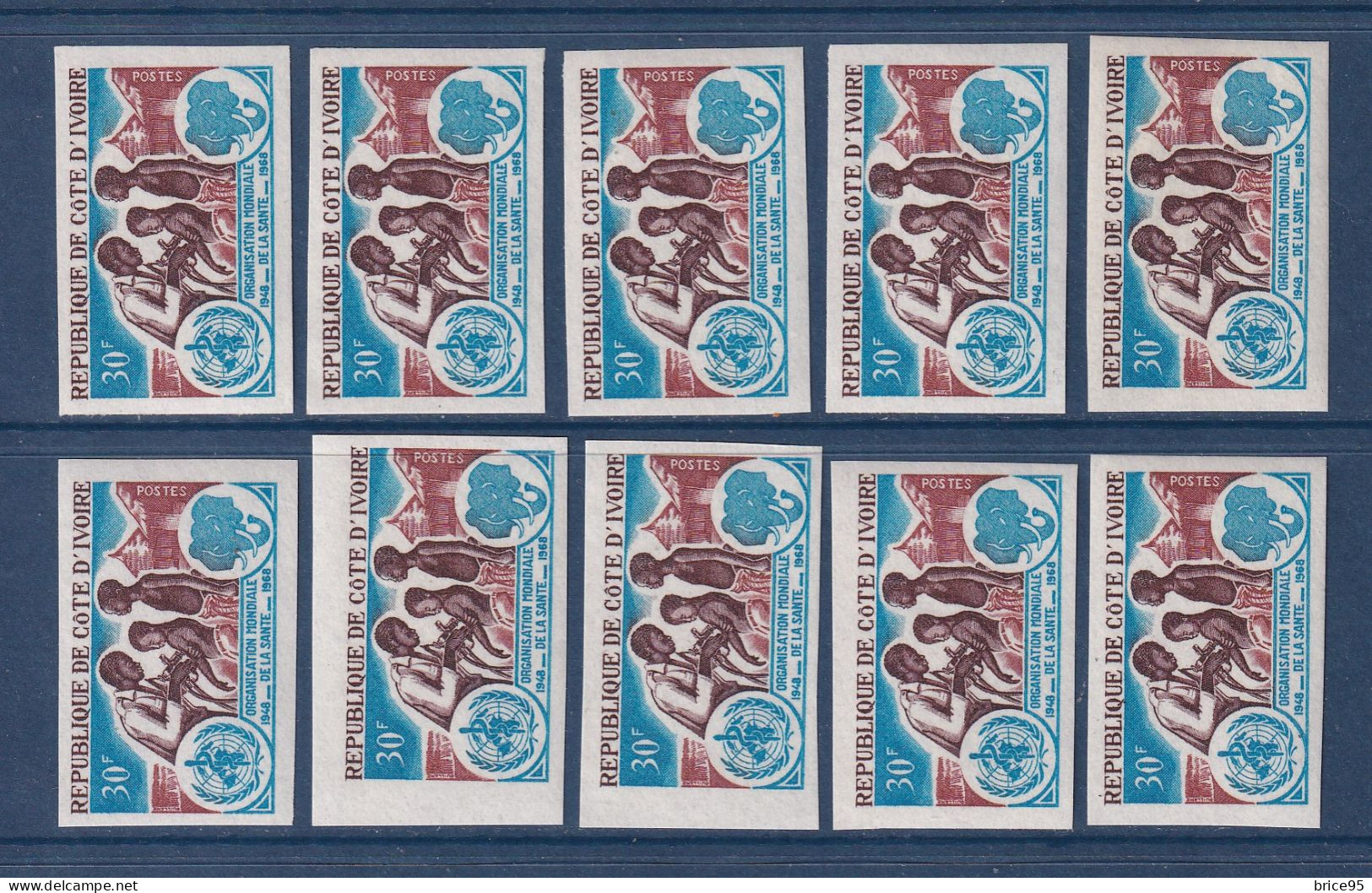 Côte D'Ivoire - YT N° 280 ** - Neuf Sans Charnière - Non Dentelé - ND - 1968 - Côte D'Ivoire (1960-...)