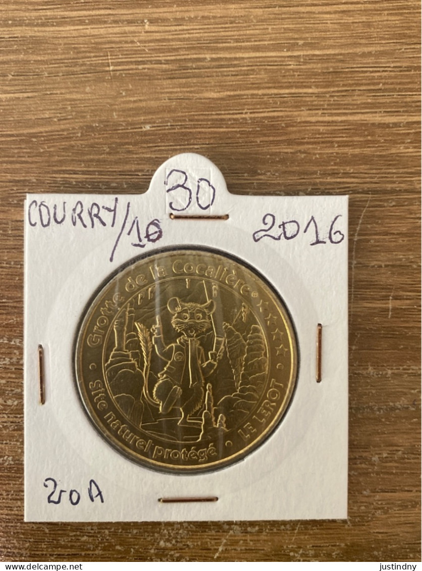 Monnaie De Paris Jeton Touristique - 30 - Courry - Grotte De La Cocalière - 2016 - 2016