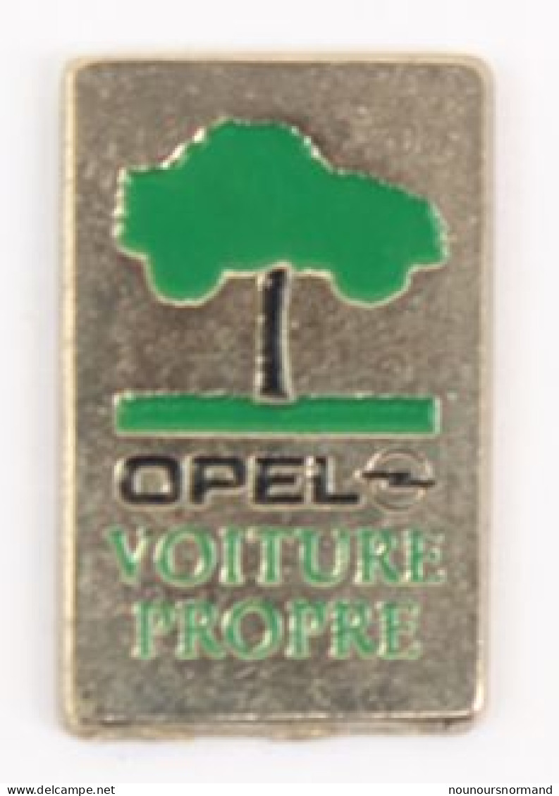 Pin's OPEL - VOITURE PROPRE - Voiture Arbre Ou Arbre Voiture - M448 - Opel