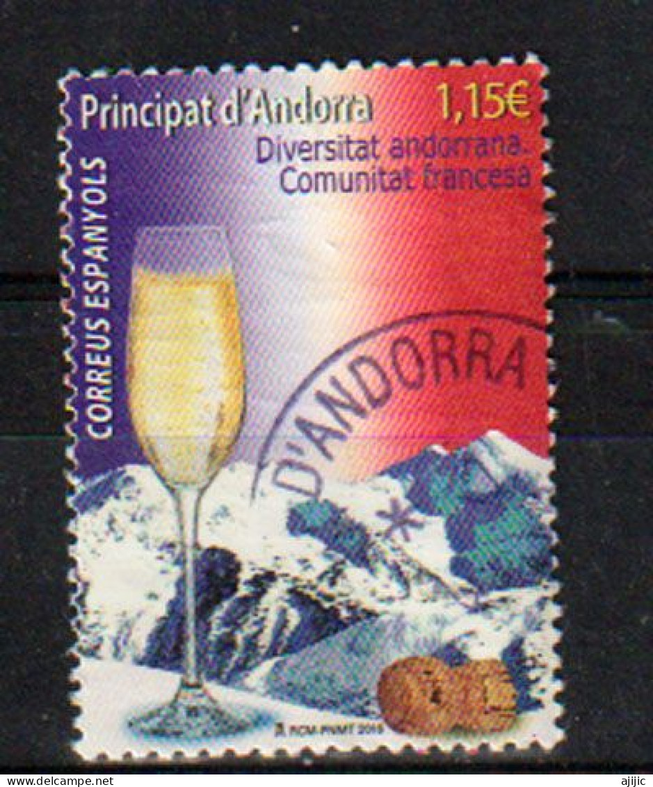 2016. Diversité Andorrane. La Communauté Française , Oblitéré  1 ère Qualité. AND.ESP - Used Stamps